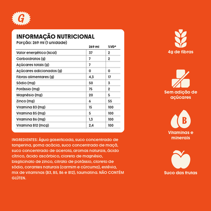Tangerina com Acerola | Pack 6un